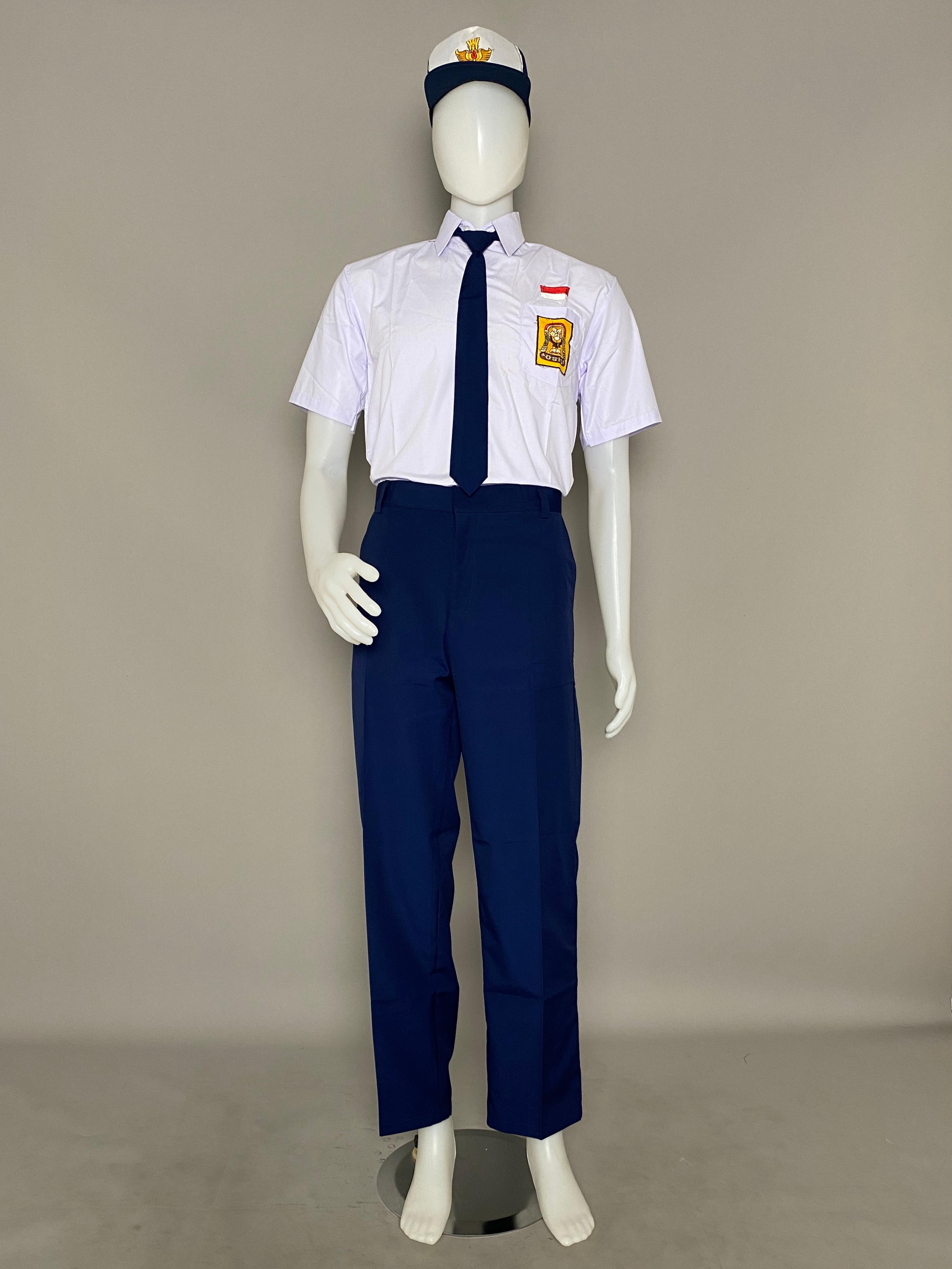 Celana Biru Panjang SMP