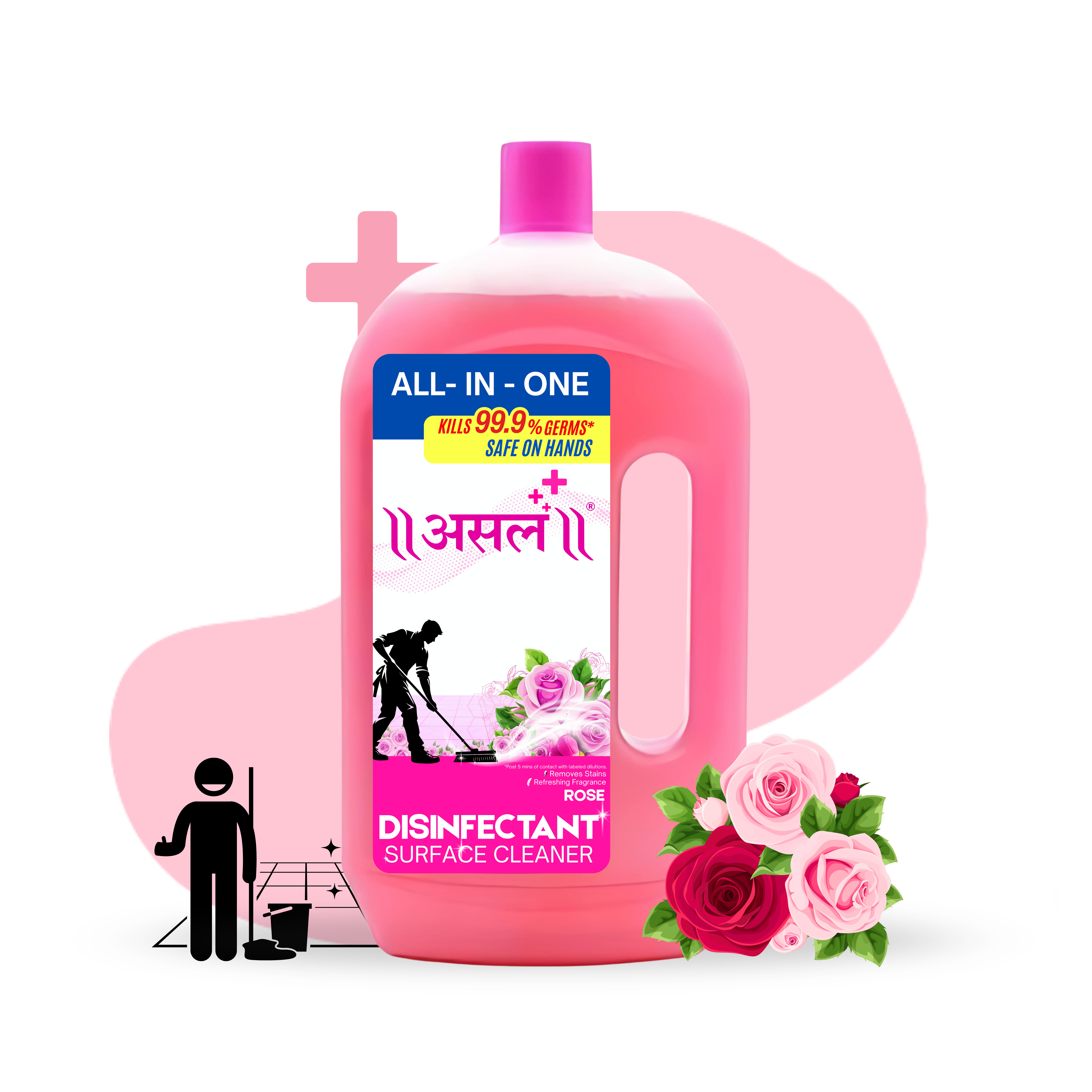 Disinfectant Cleaner Rose
