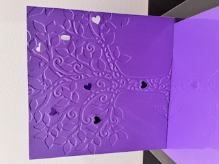 Carte arbre de vie coeurs