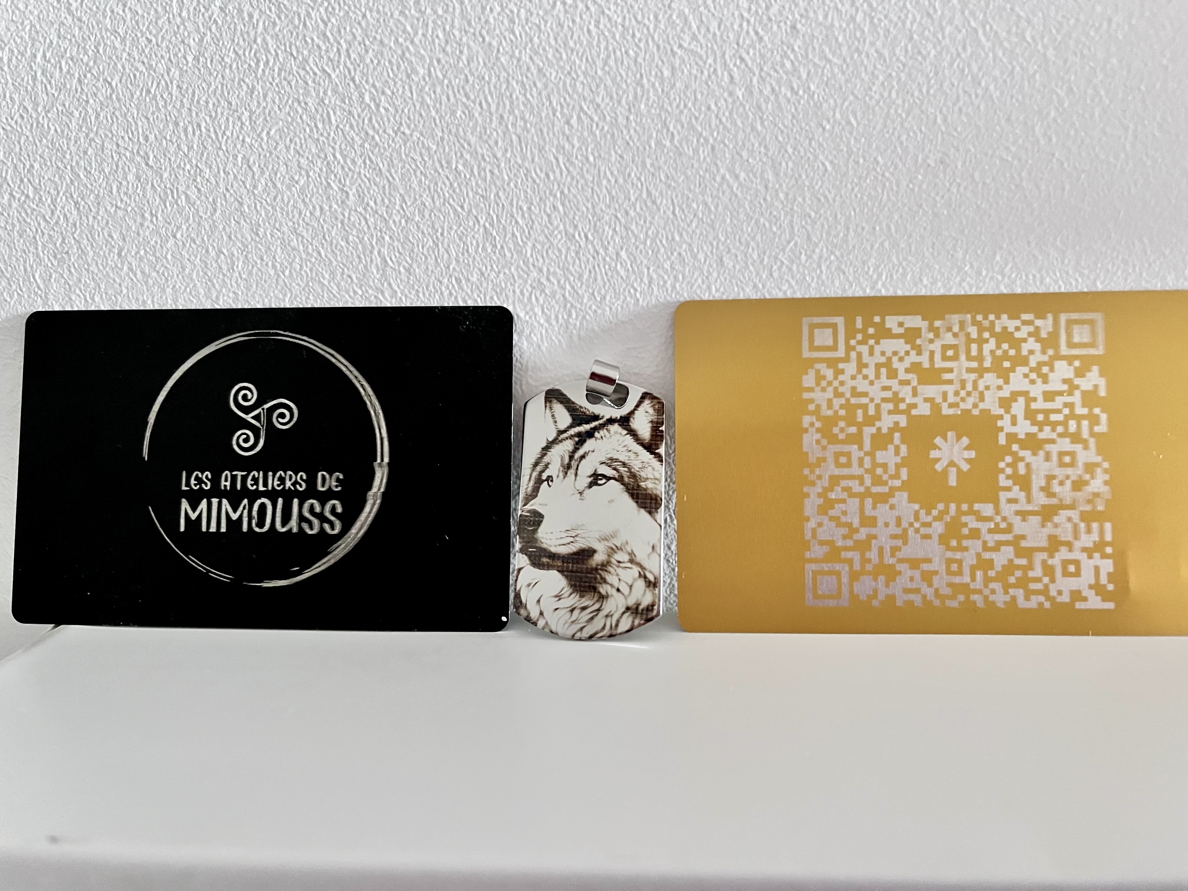 Plaque métallique personnalisée