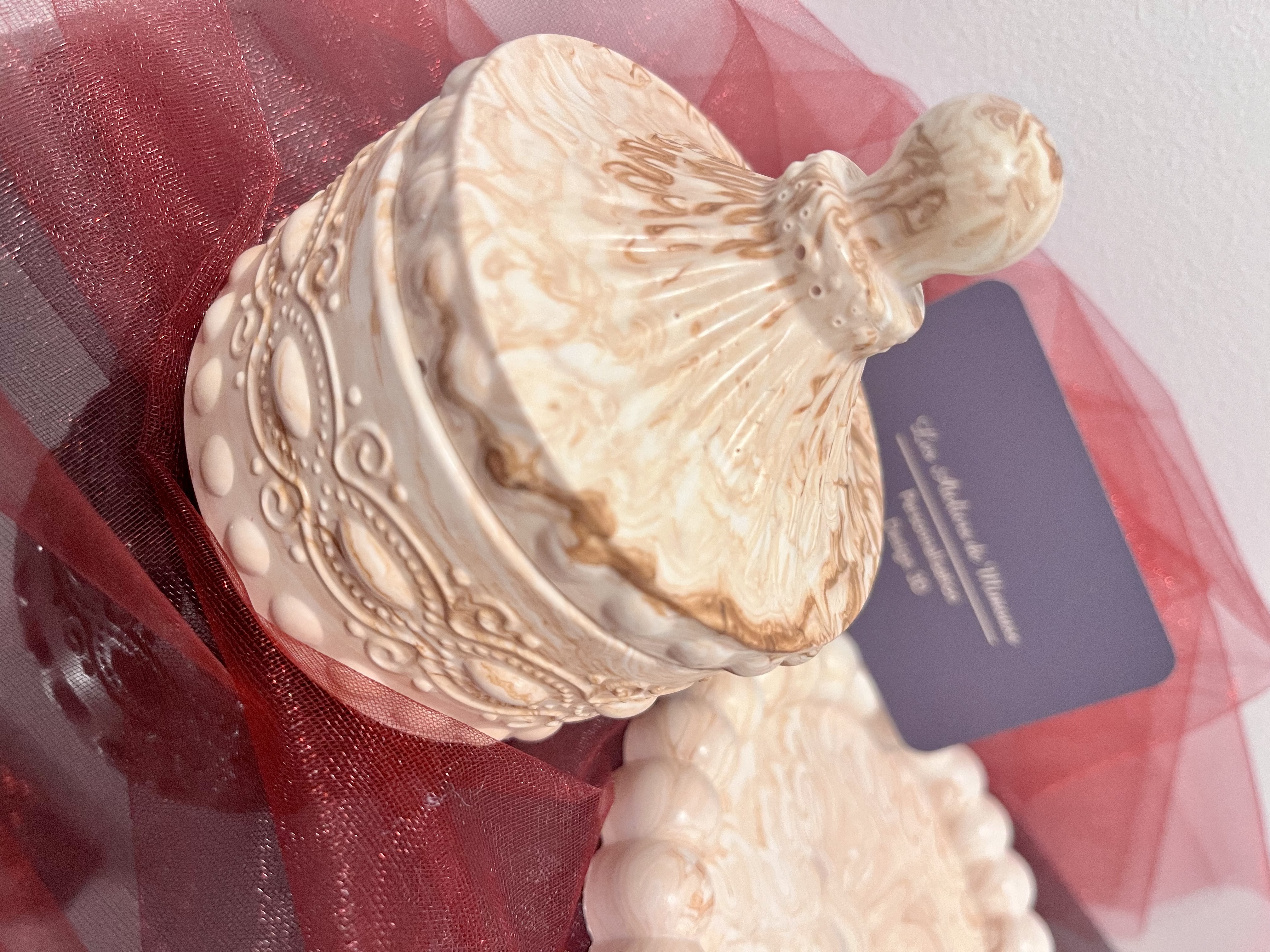 Set 3 pièces Jesmonite Sienna Bubble