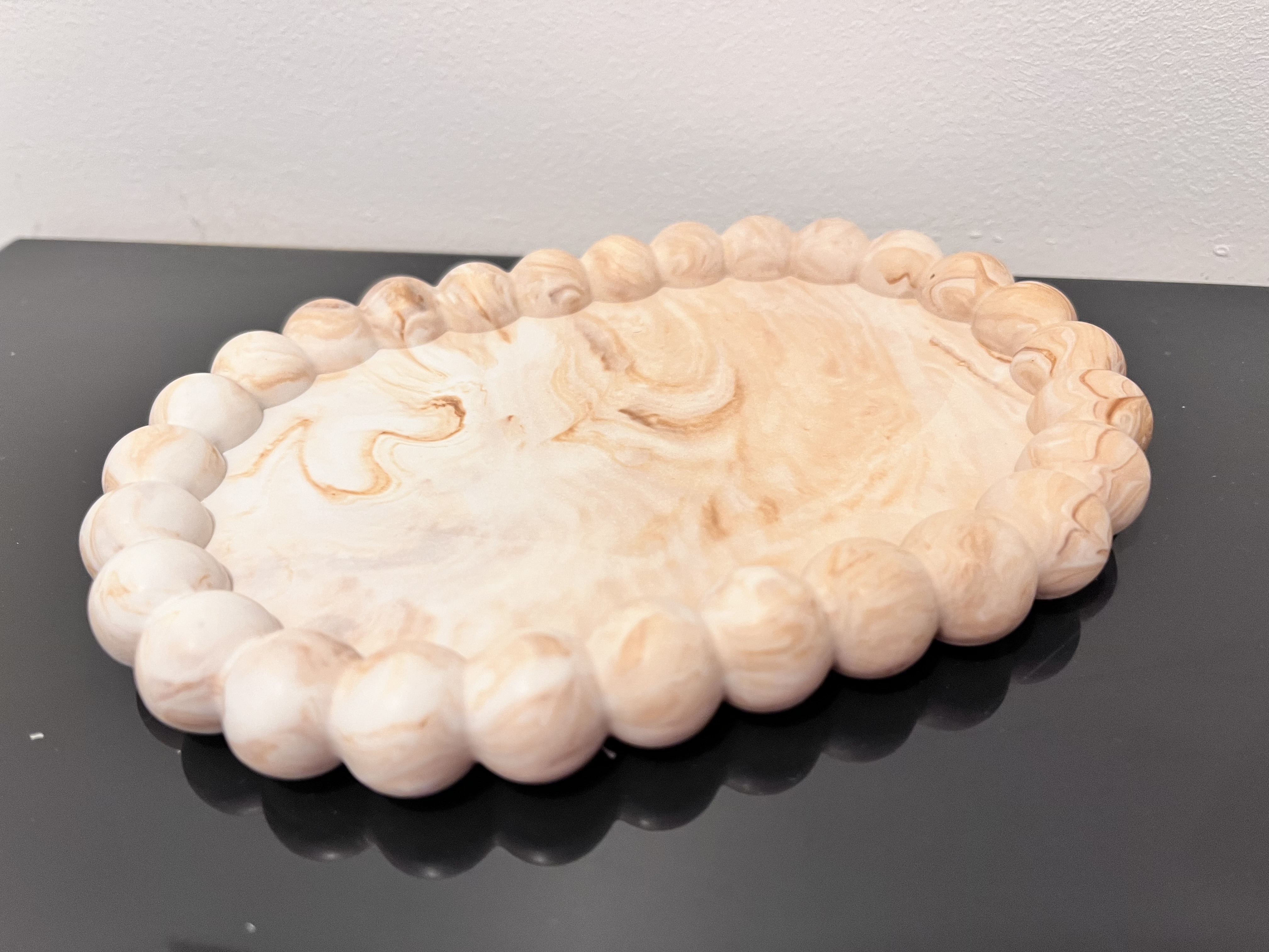 Set 3 pièces Jesmonite Sienna Bubble