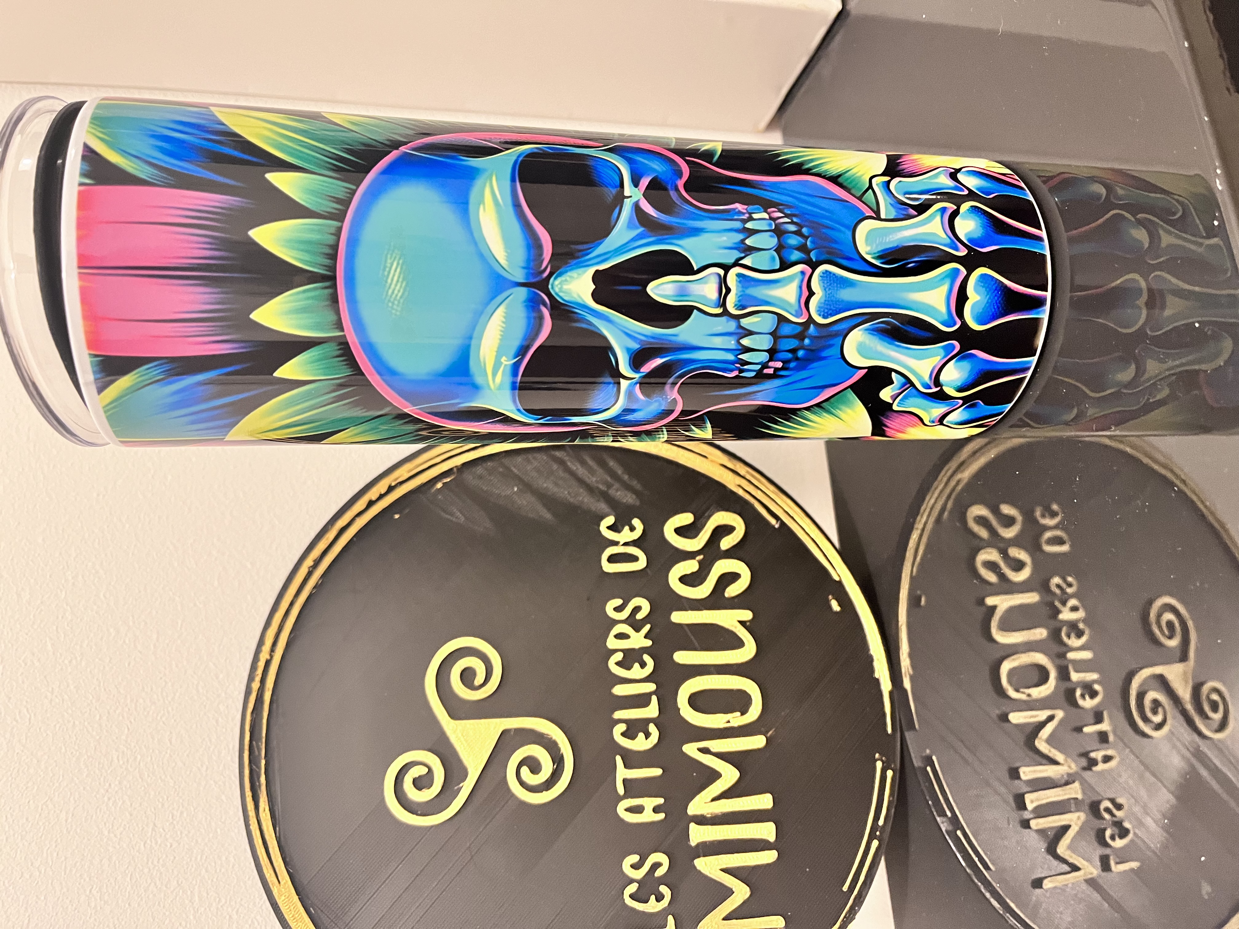 TUMBLER Gobelet isotherme - NÉON SKULL