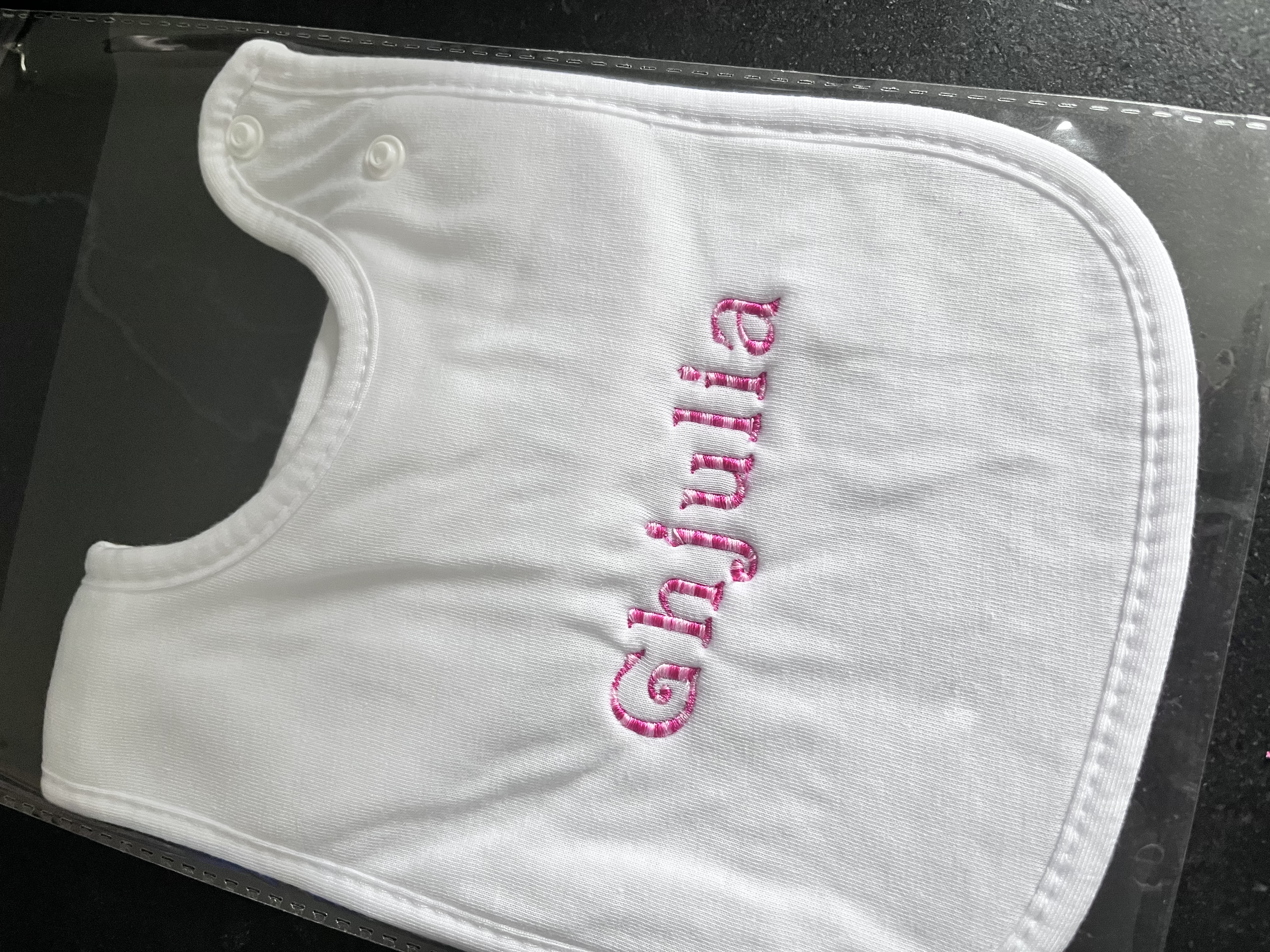 Bavoir personnalisé - Idée cadeau