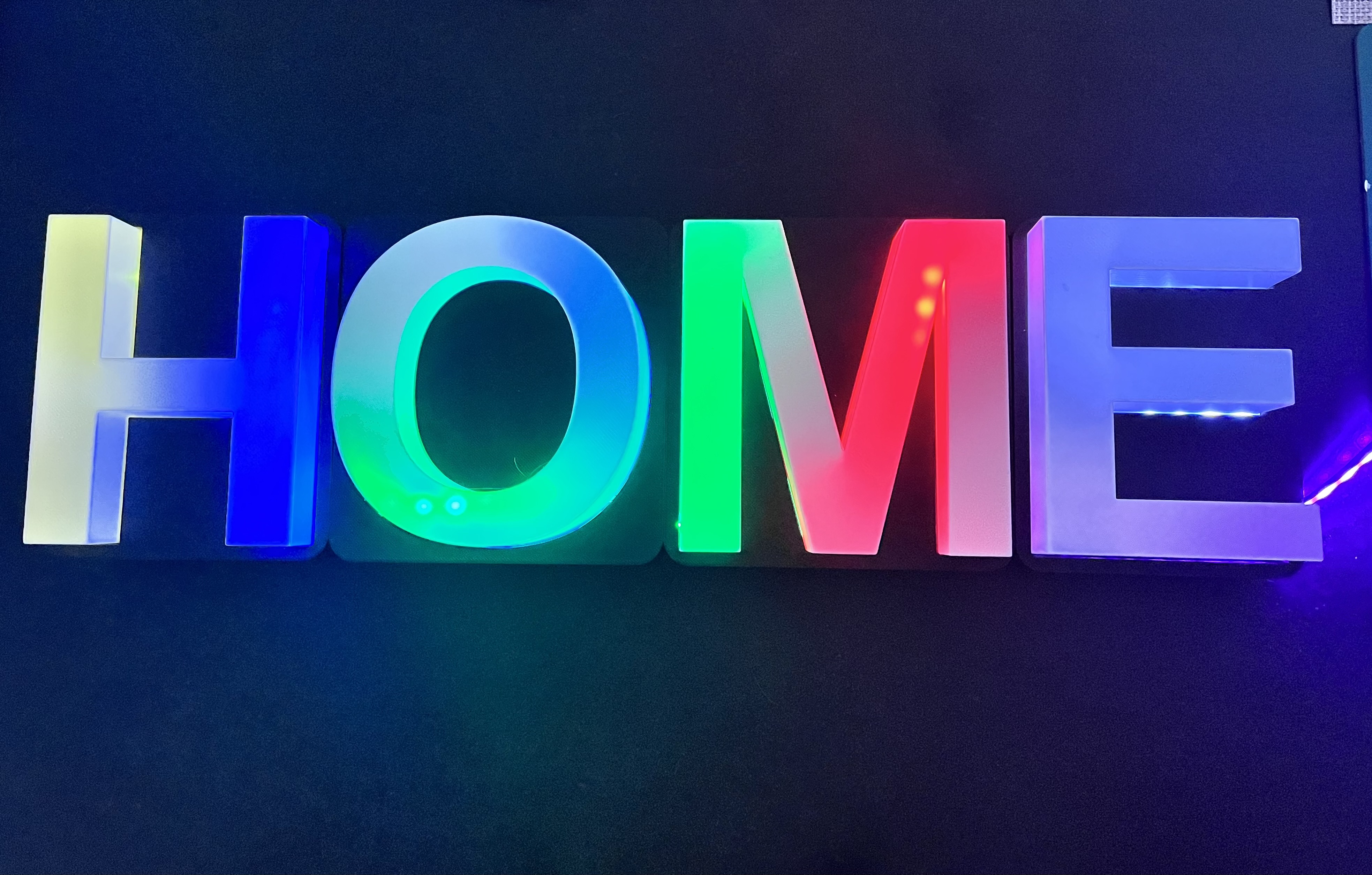 Décoration lumineuse 'HOME'