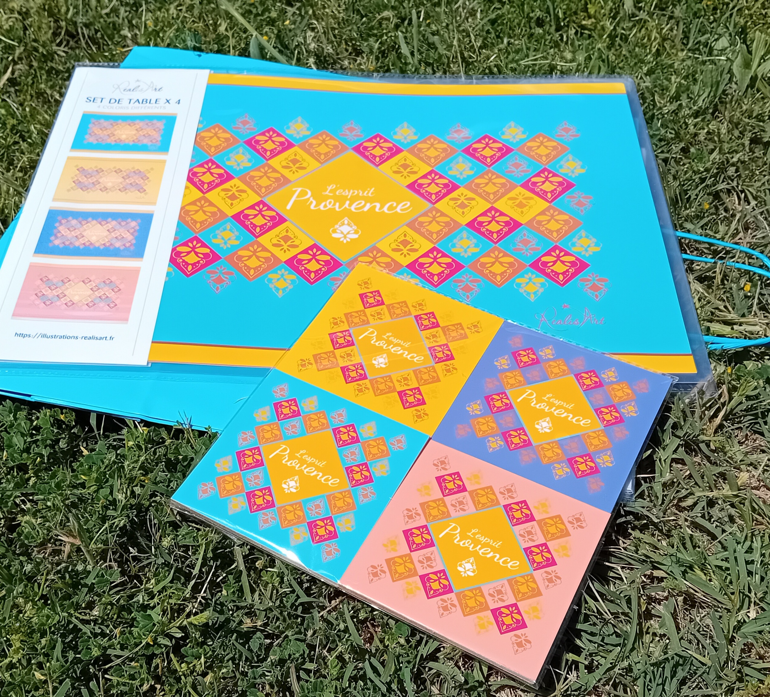 Ensemble SET de table + Dessous de verres