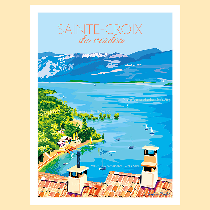 Affiche Sainte-Croix du Verdon