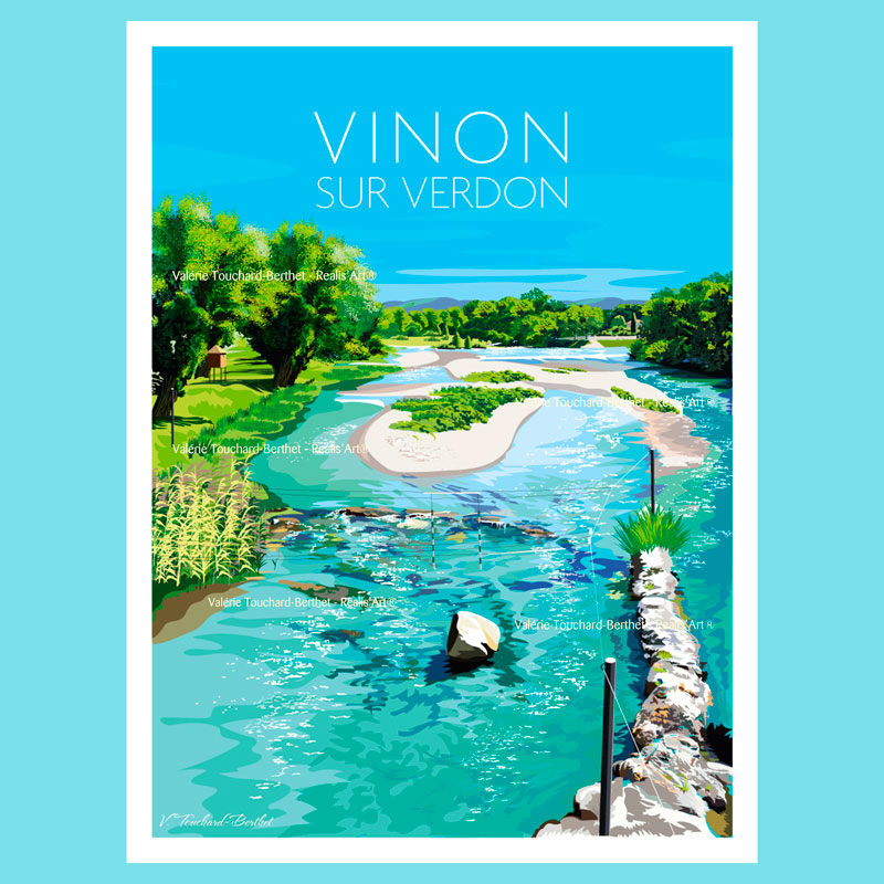 Affiche Vinon-sur-Verdon