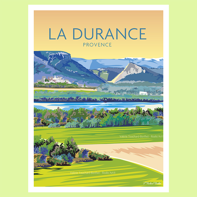 Affiche La Durance Haute-Provence