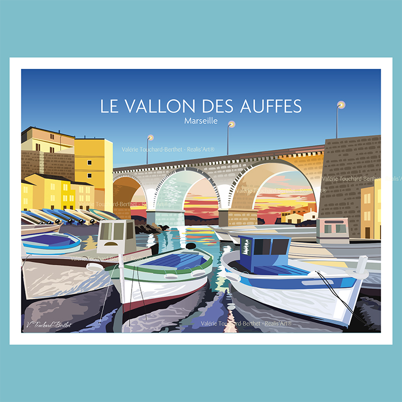 Affiche Le Vallon des Auffes