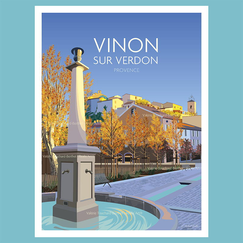 Affiche Vinon-sur-Verdon