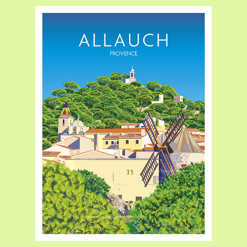 Affiche Allauch Provence