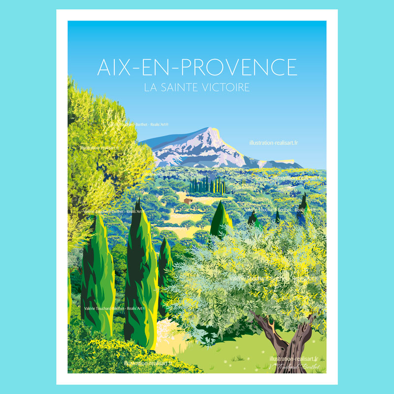 Affiche Aix-en-Provence