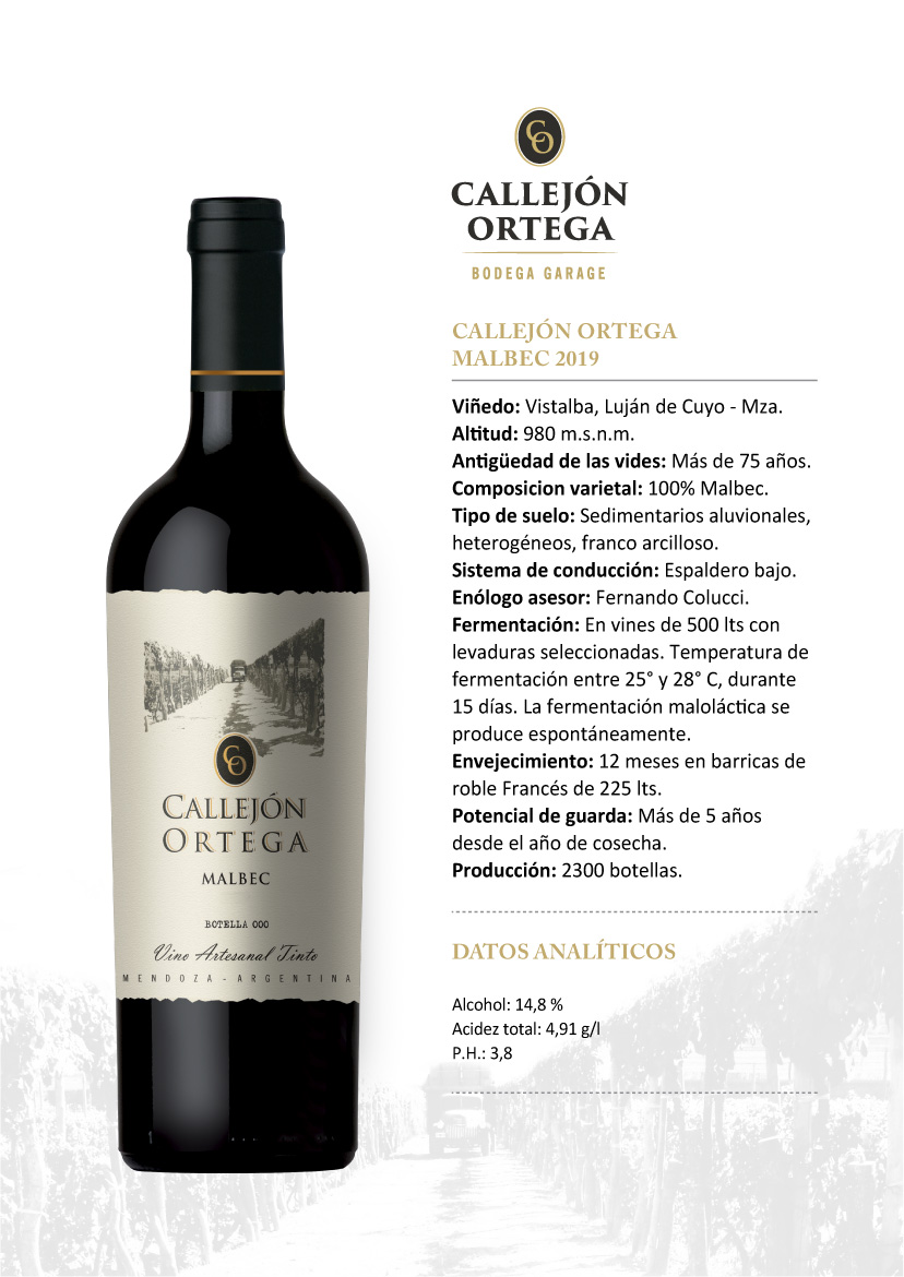 Callejón Ortega Malbec Reserva