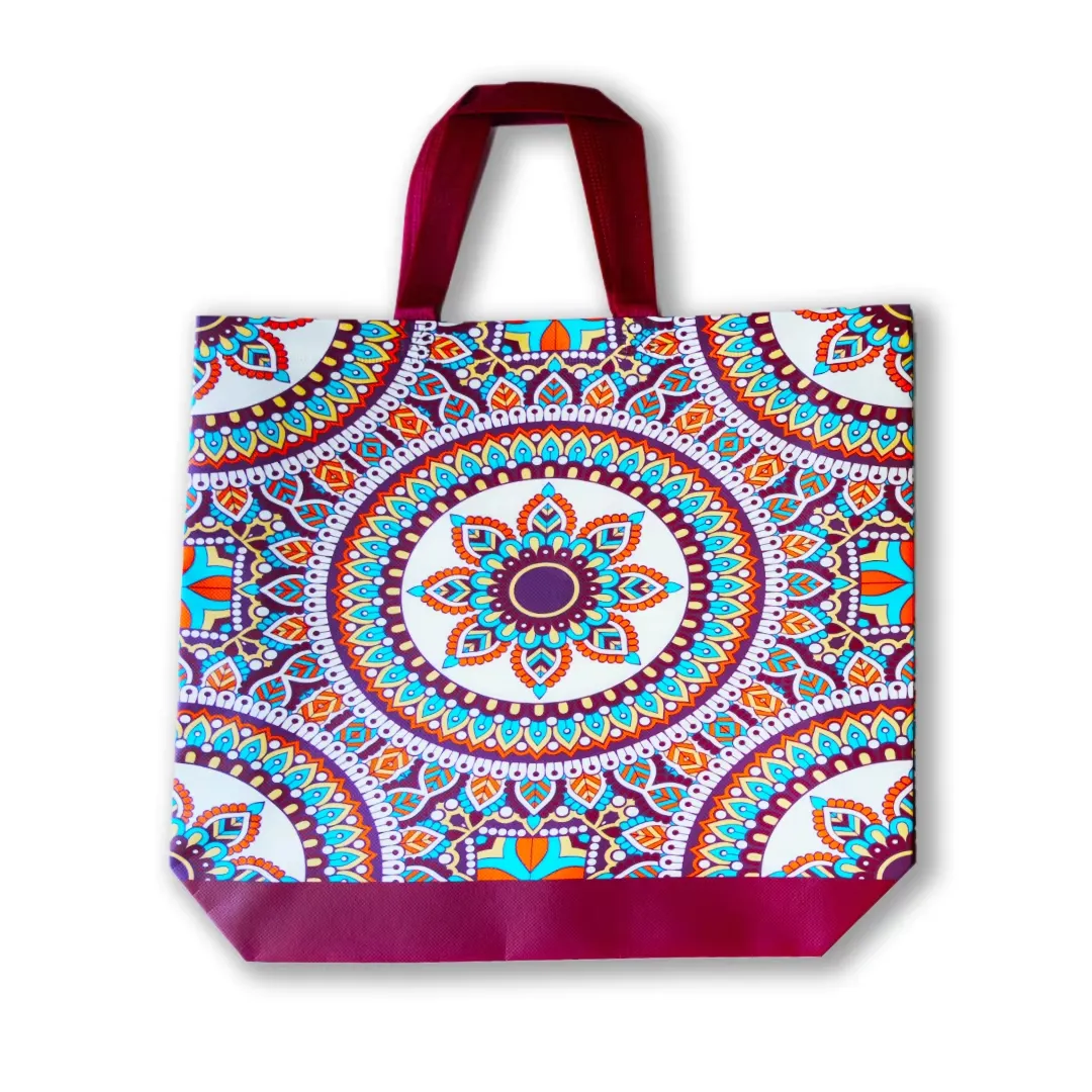 Colorful Mandala Tote Bag