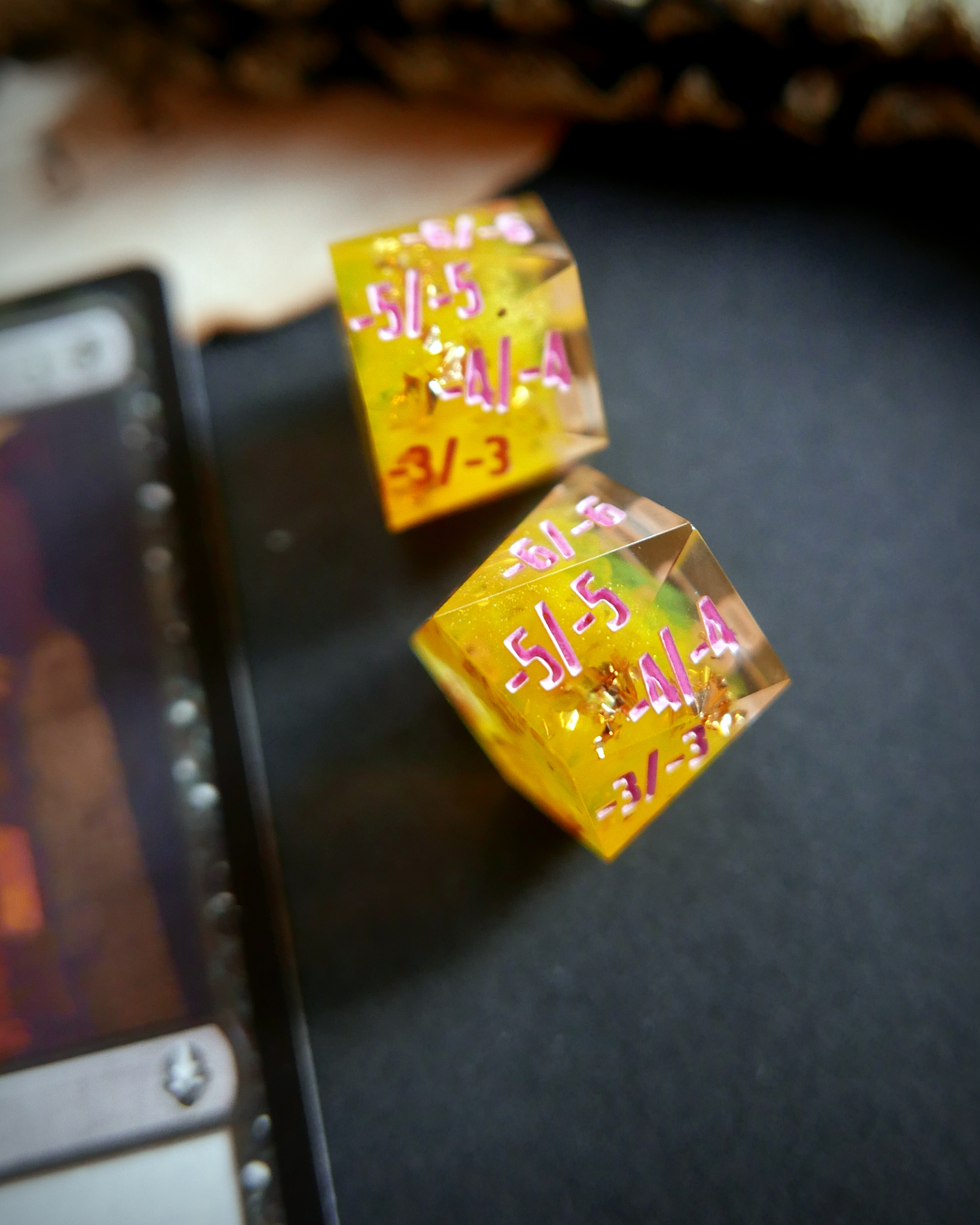 Paires de D10 - Marqueurs -1/-1 