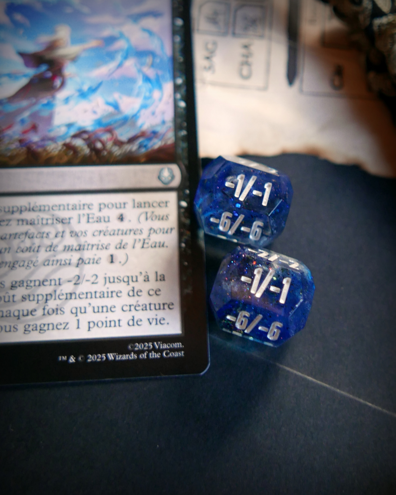 Paires de D6 - Marqueurs -1/-1 