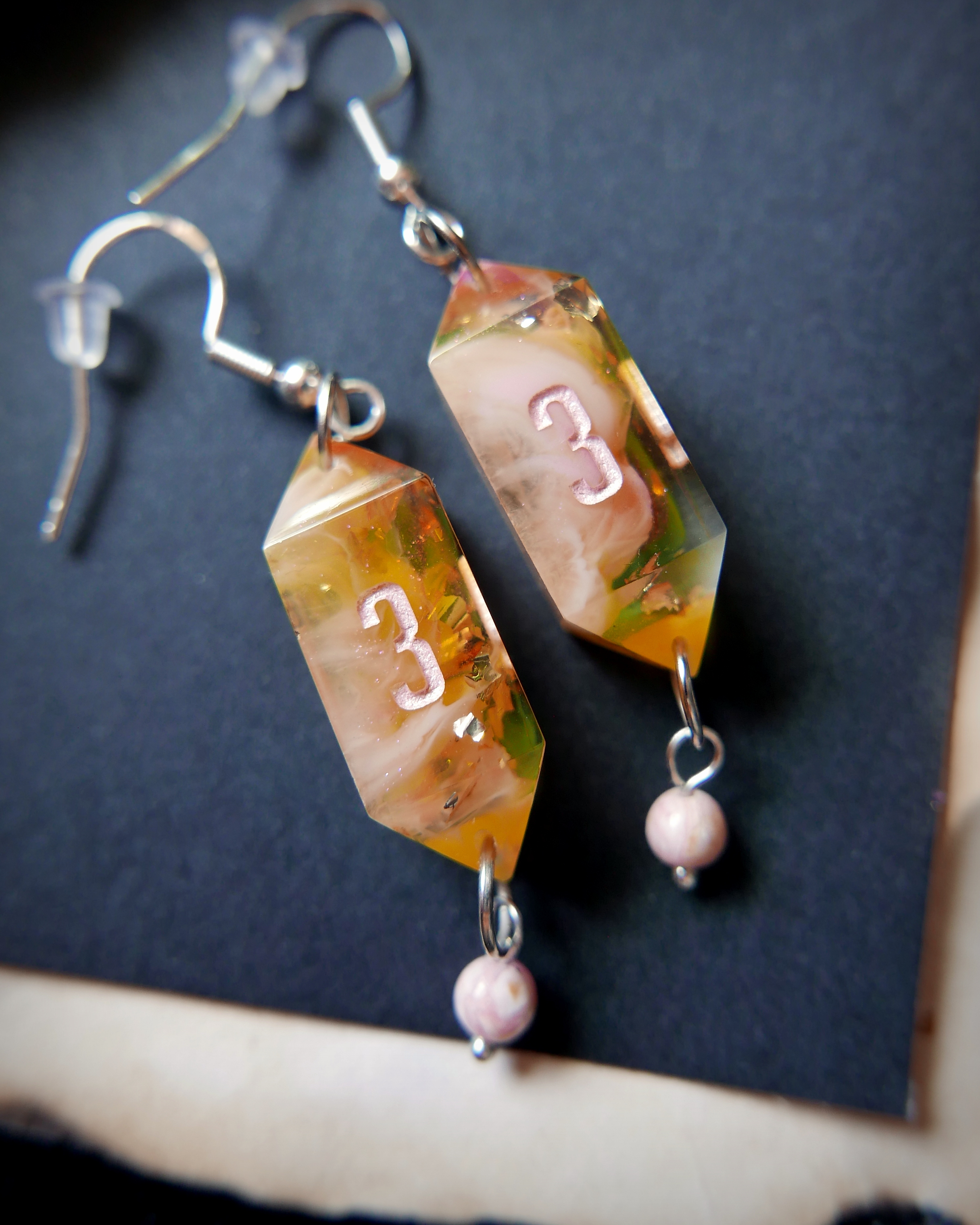 Boucles d'oreilles en D4