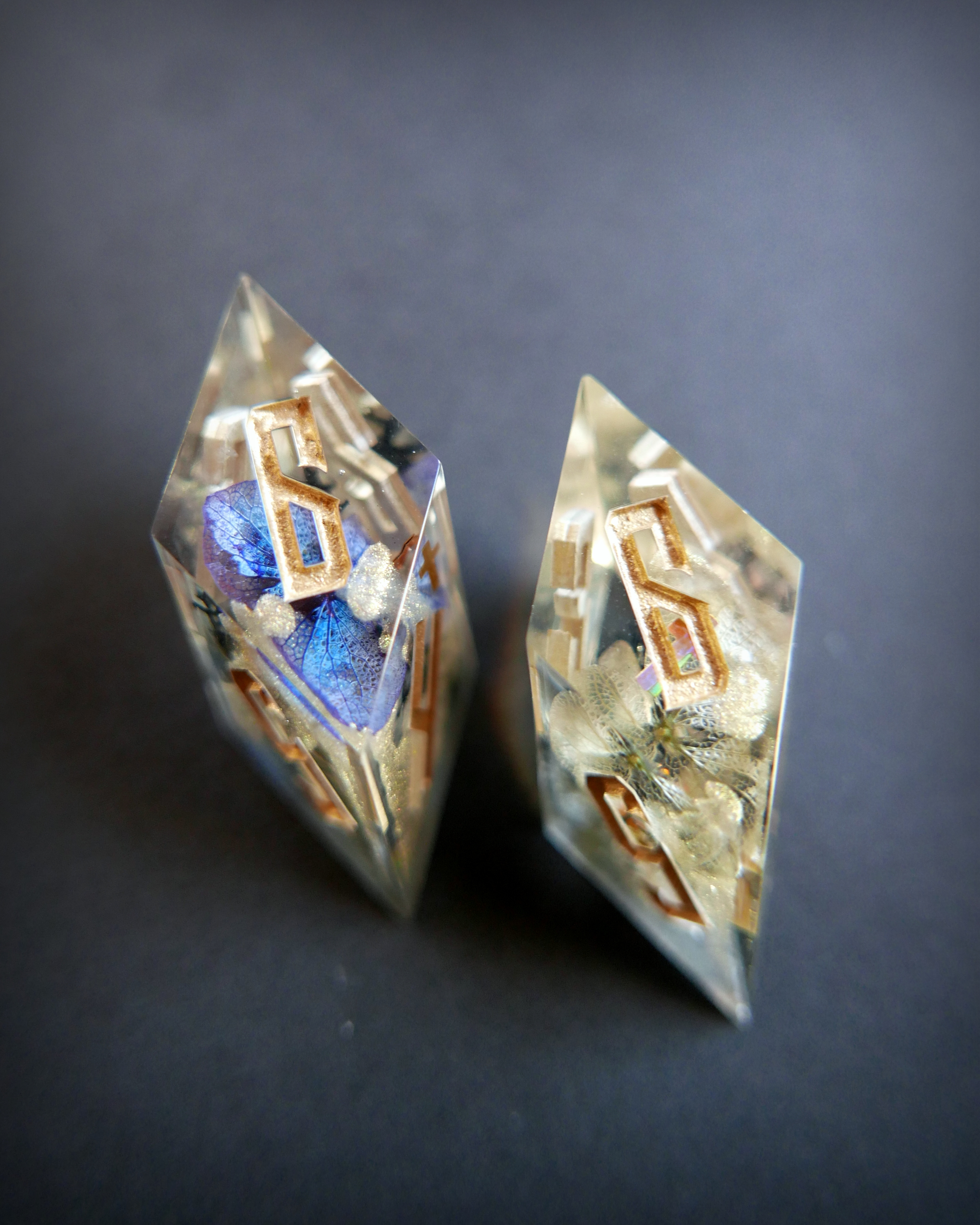 Paire de D6 de divination