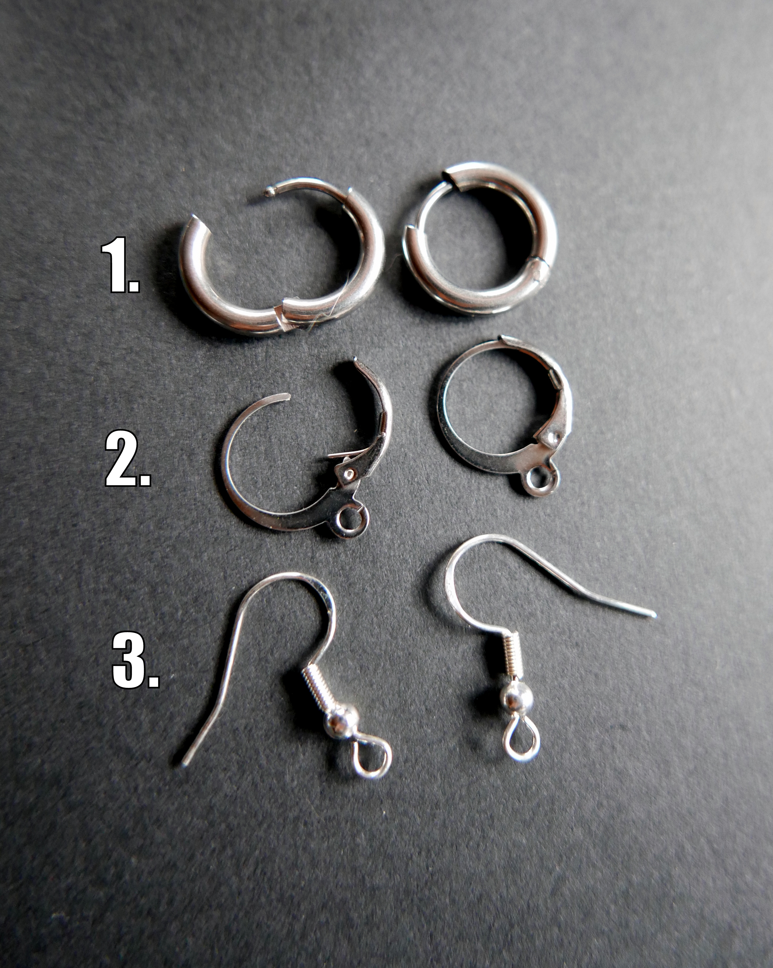 Boucles d'oreilles en D4