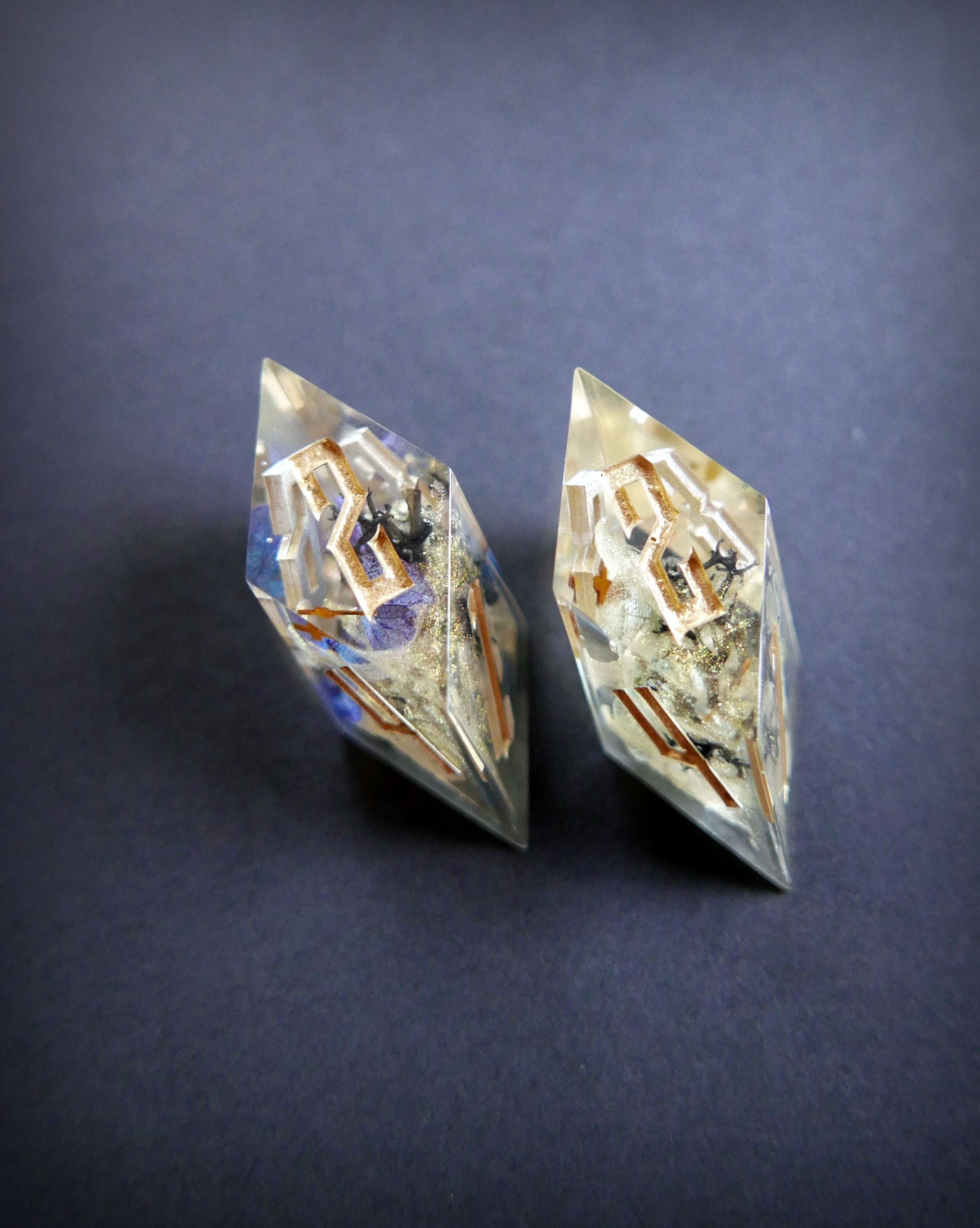 Paire de D6 de divination