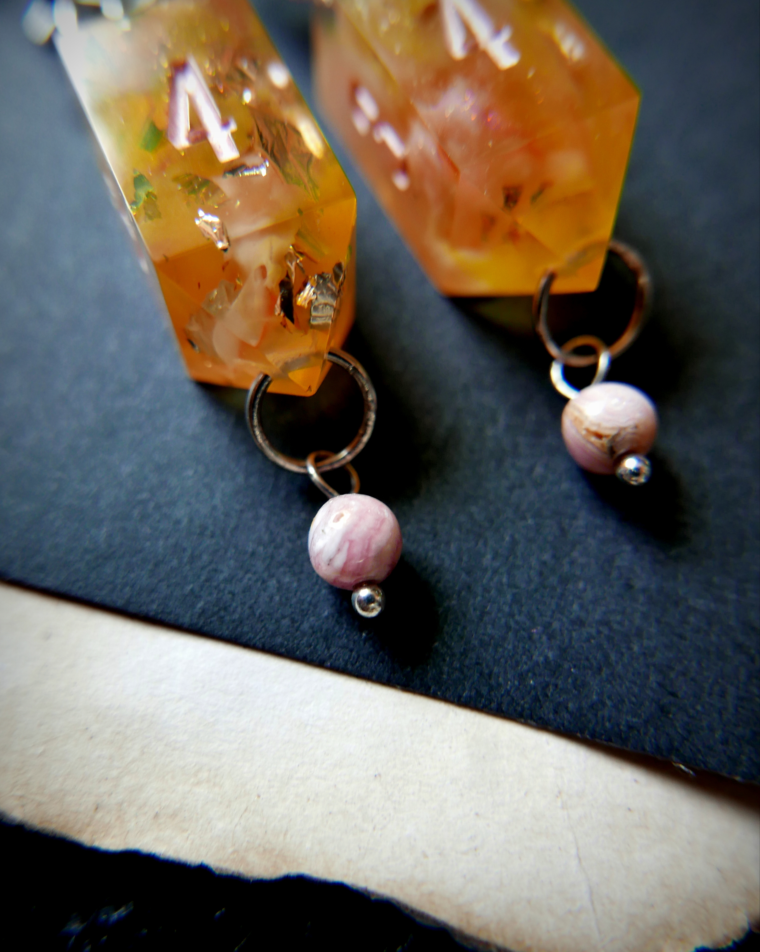 Boucles d'oreilles en D4