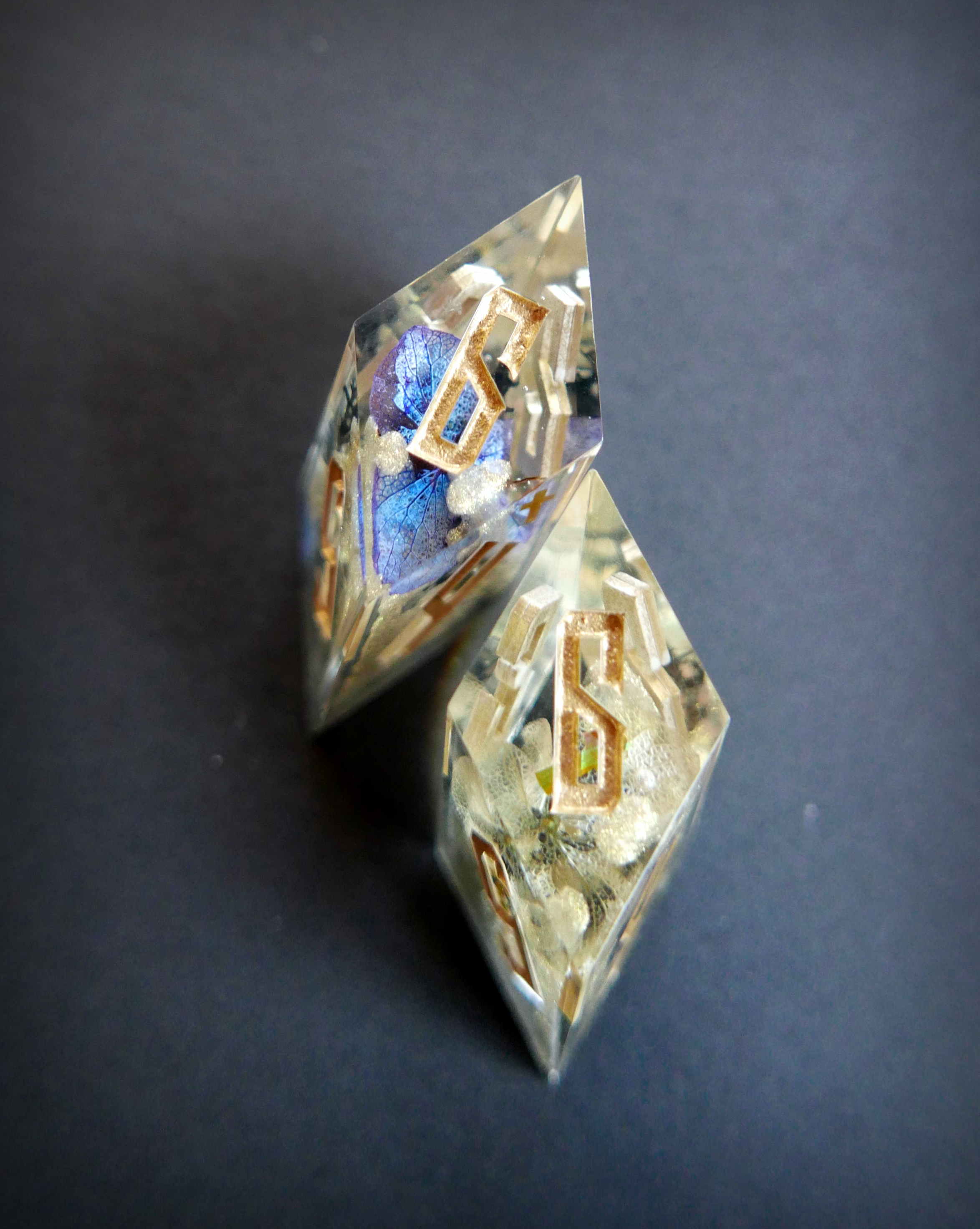 Paire de D6 de divination