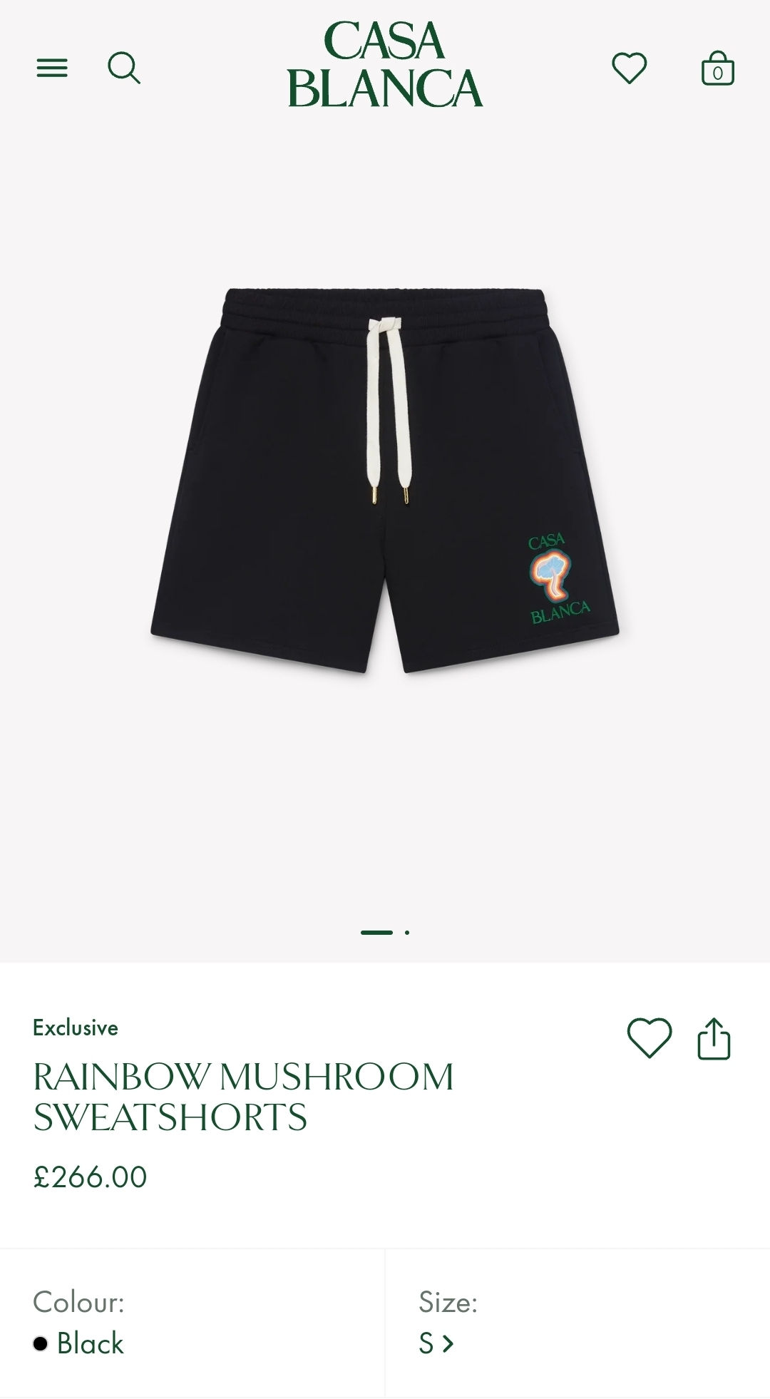 Casablanca Mushroom Shorts 
