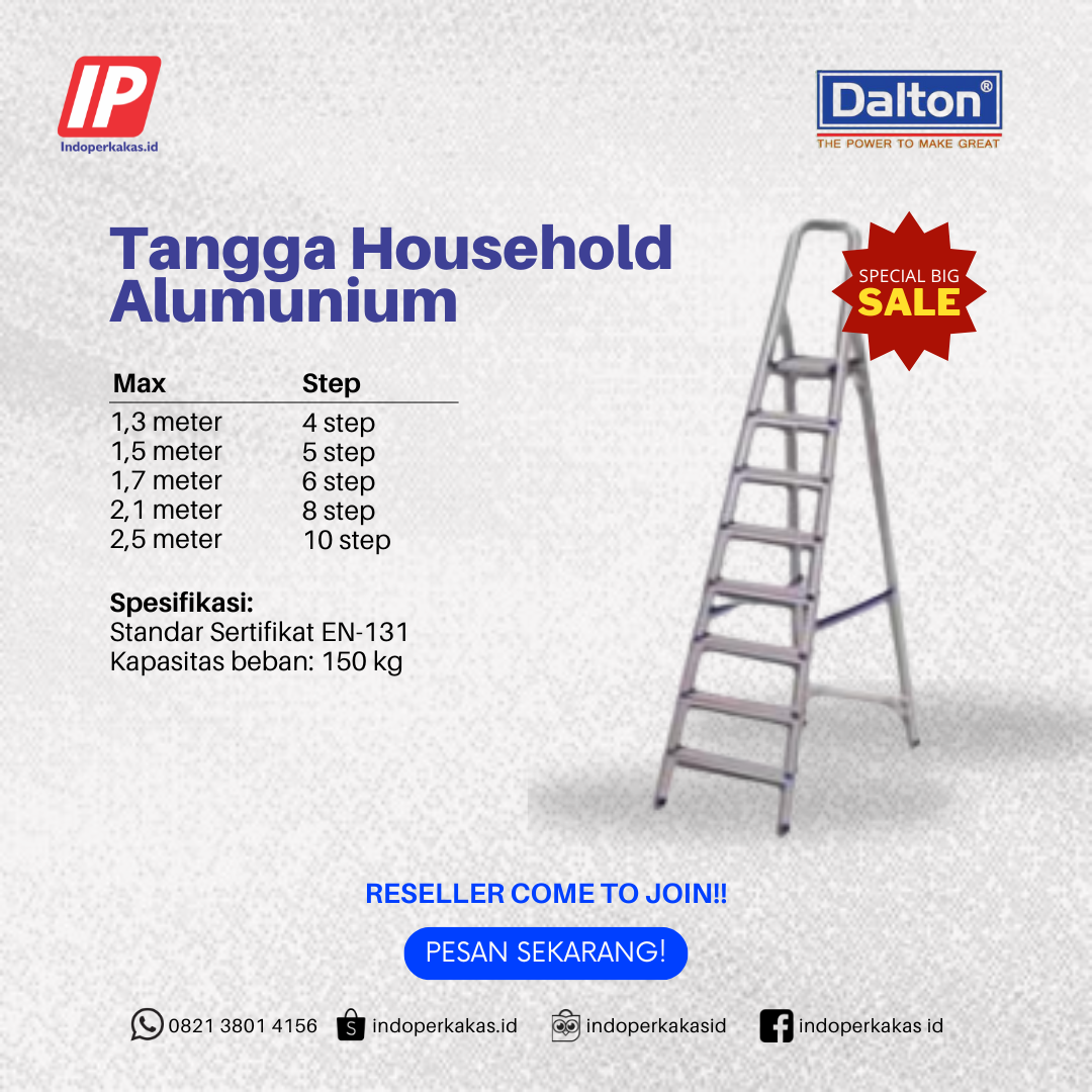 Tangga Dalton Alumunium Household Ladder