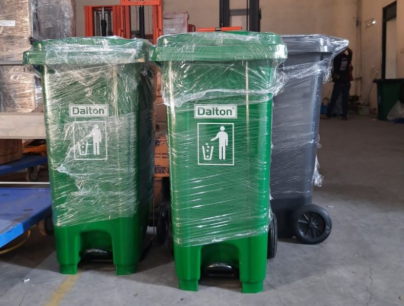 Tempat Sampah Dalton 100/120/240 Liter Roda dan Pedal