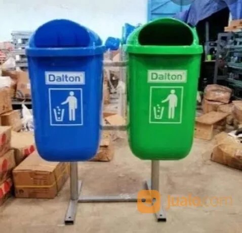 Tempat Sampah Dalton 2 x 50 Liter Back to Back