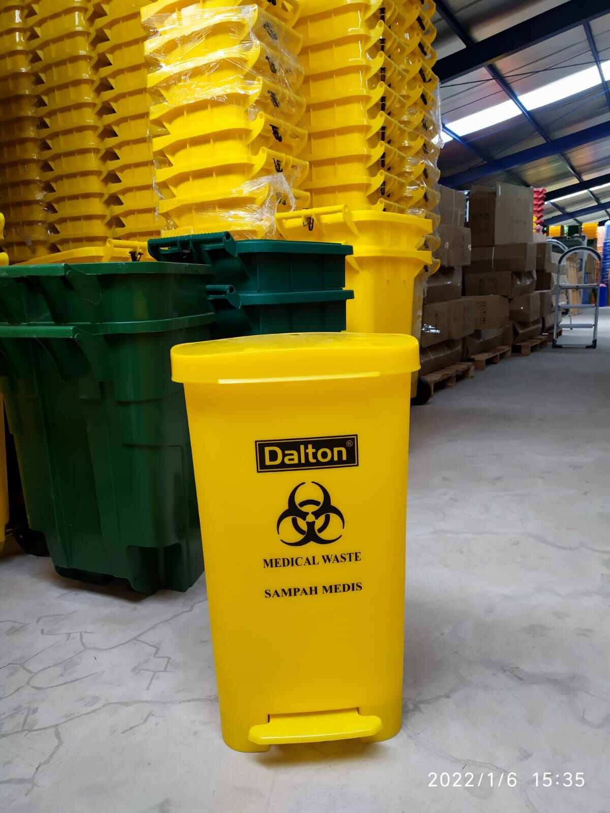 Tempat Sampah Dalton 120 Liter Roda Medical Series