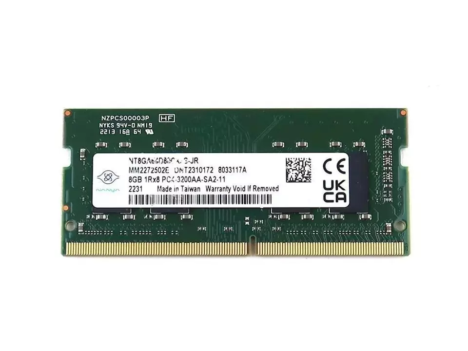 Nanya 2x 8GB DDR4-3200 SODIMM RAM (1Rx8 PC4-3200AA) – wie NEU 16GB