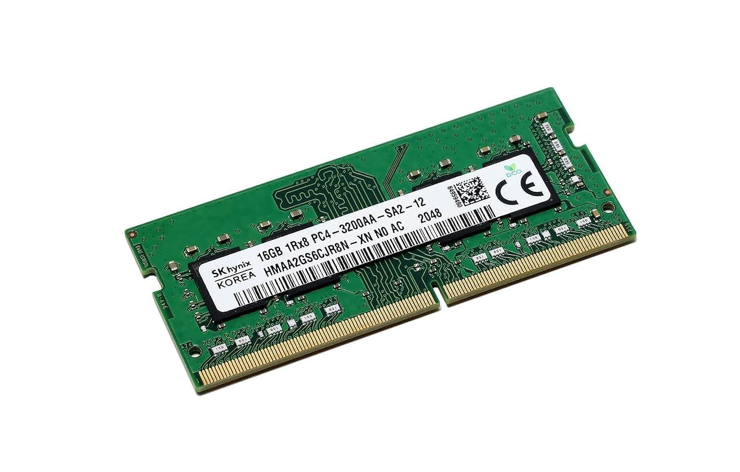 SK hynix 16GB DDR4-3200 SODIMM RAM (HMAA2GS6CJR8N) – wie NEU