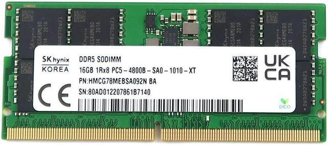 SK hynix 16GB DDR5-4800 1Rx8 SODIMM RAM (HMCG78MEBSA092N) – wie NEU
