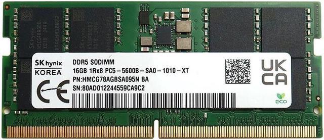 SK hynix 16GB DDR5-5600 SODIMM RAM (HMCG78AGBSA095N) – wie NEU