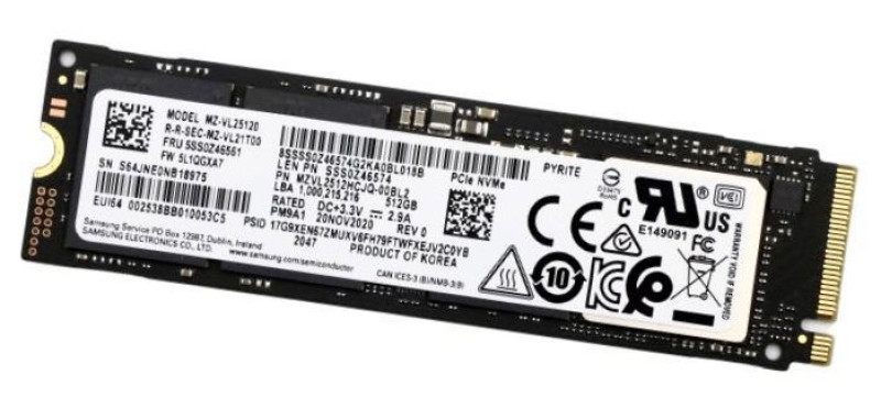 Samsung PM9B1 512GB PCIe 4.0 NVMe M.2 SSD (MZ-VL4512HBLU / MZ-VL45120) – wie NEU