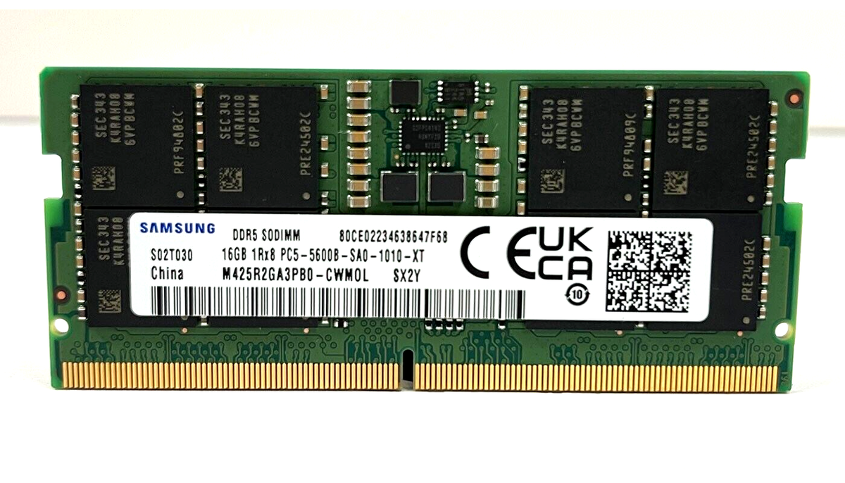 Samsung 16GB DDR5-5600 SODIMM RAM (M425R2GA3PB0) – wie NEU