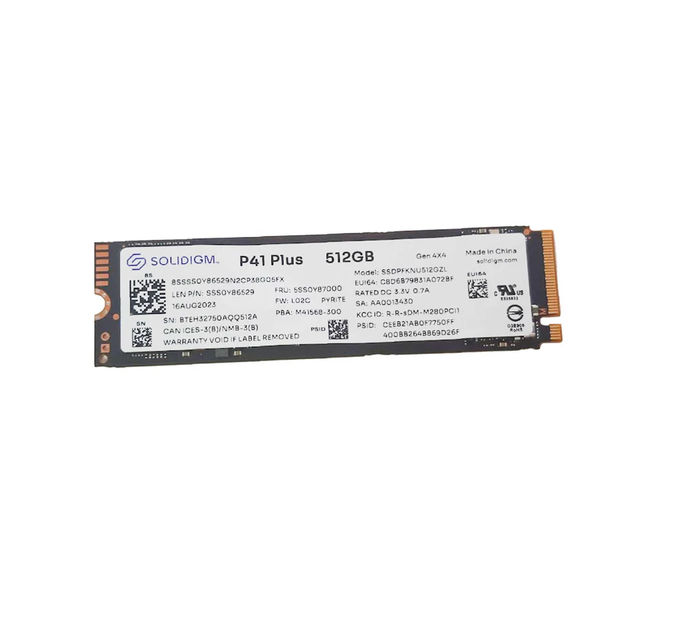 Solidigm P41 Plus 512GB 512 GB SSD Solidigm P41 Plus SSDPFKNU512GZ M.2 - NVMe PCIe4.0 SSD Modul