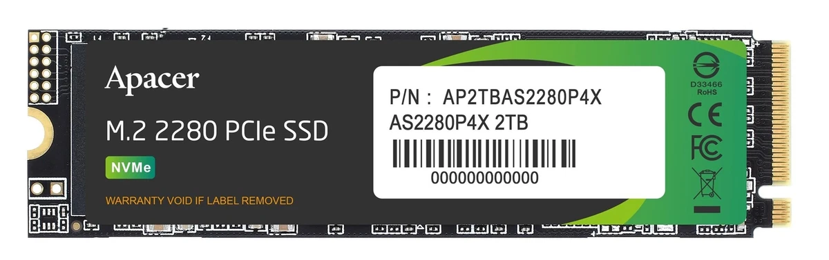 🔥 Apacer AS2280P4X 2TB NVMe SSD – M.2 2280 PCIe – NEU 🔥