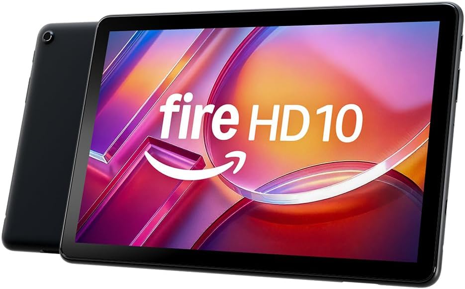 Fire HD 10-Tablet 2023 (Neueste Generation), für Entspannung optimiert, brillantes 10,1-Zoll-Full-HD-Display, Octa-Core-Prozessor, 3 GB RAM, bis zu 13h Akkulaufzeit, 32 GB, schwarz