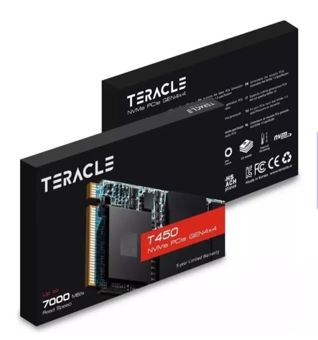 Teracle T450 2TB M.2 NVMe SSD (T4502KTTI) – NEU EAN: 8809962730015