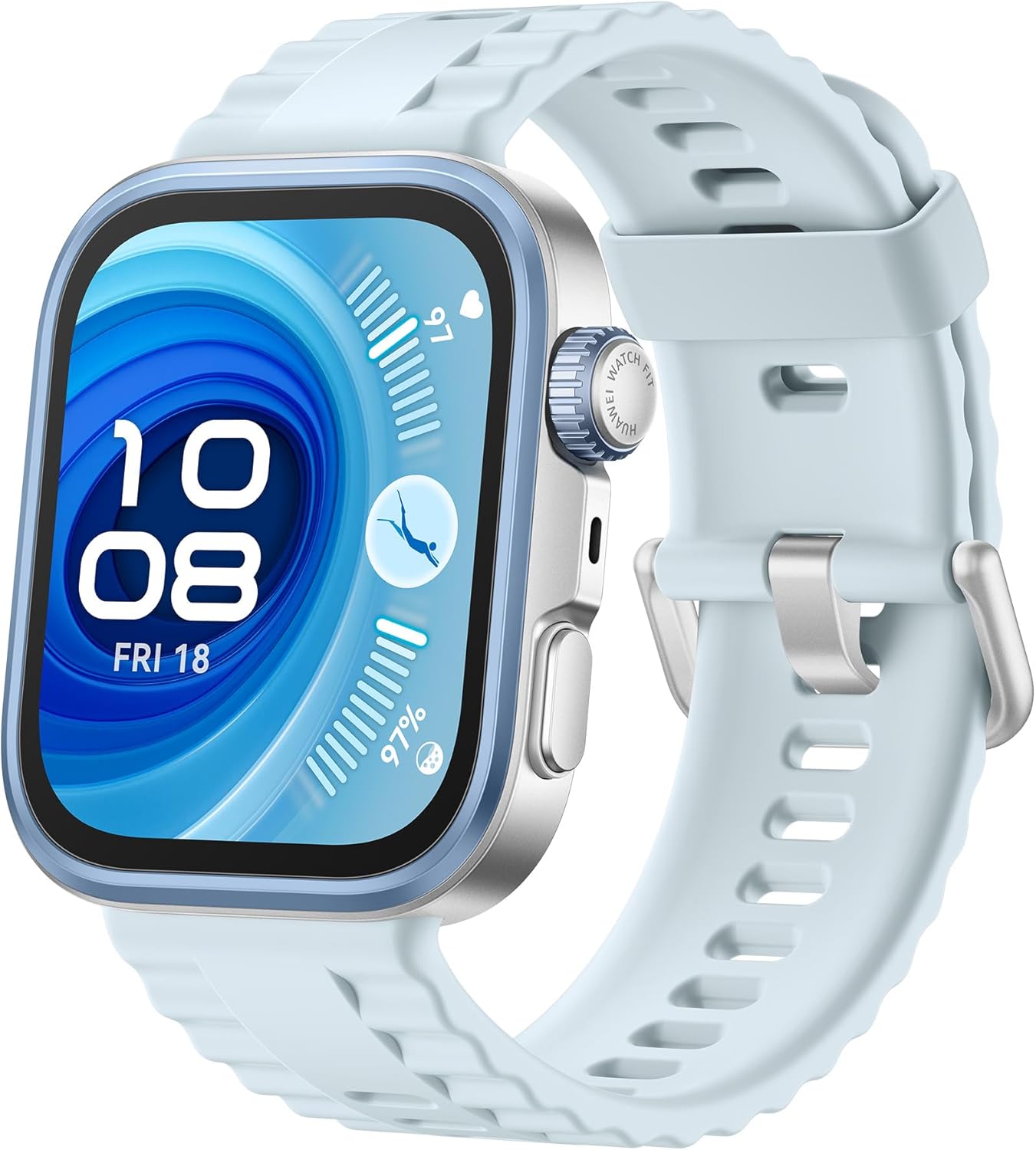 HUAWEI Watch FIT 4 Pro Smartwatch Damen Herren, Sports Fitness Tracker, GPS, 5ATM Wasserdicht, EKG, Bis zu 10 Tage Akku, Saphirglas, Android™ & iOS Kompatibel, +6 Monate erweiterte Garantie, Blau