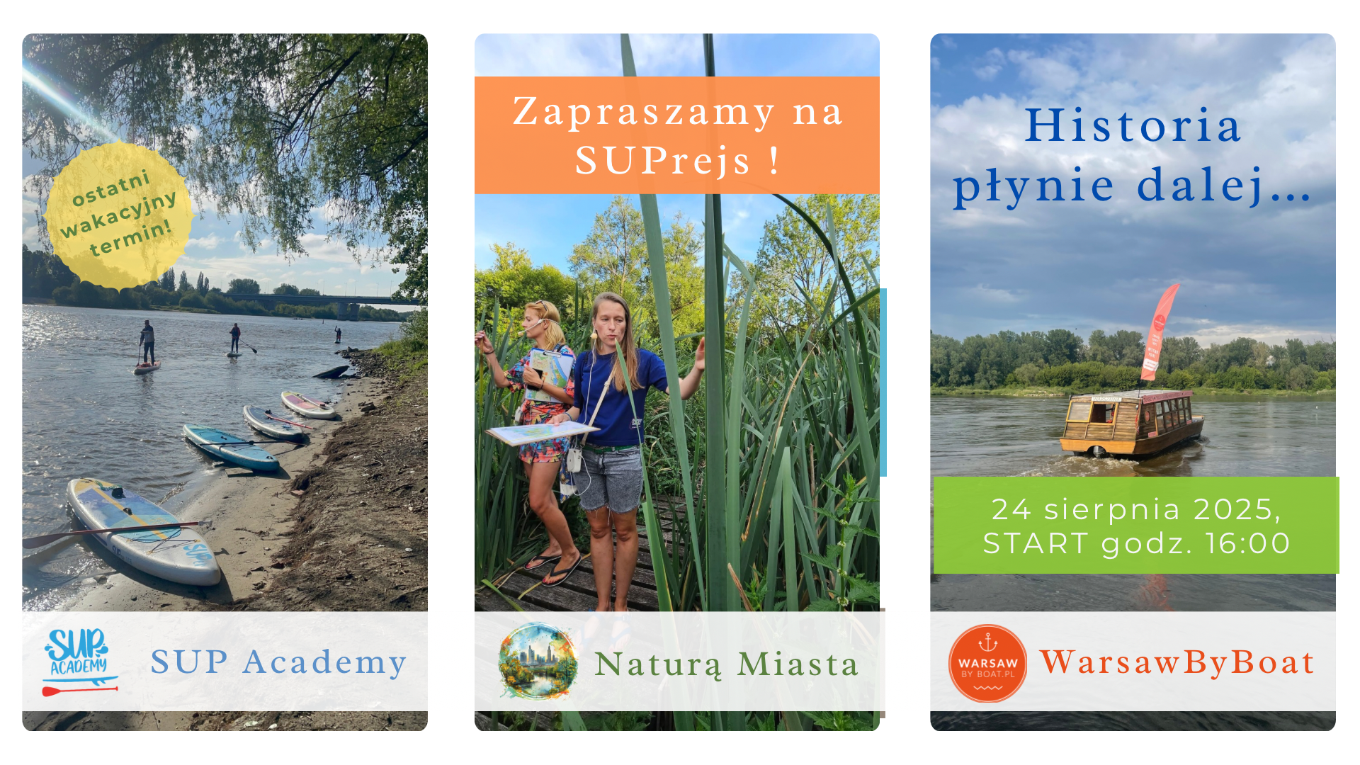 SUPrejs- zwiedzaj Warszawę na SUPie!
