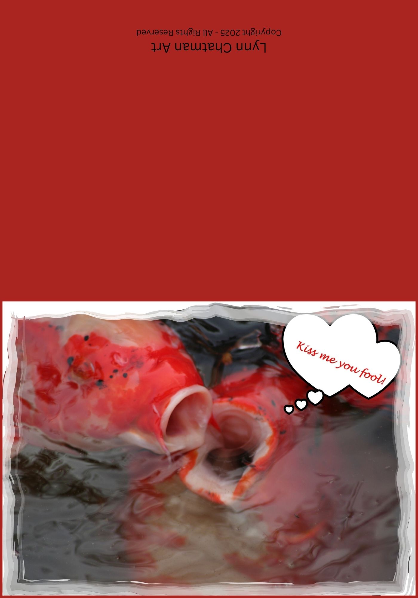 Kiss Me Greeting Card 7x5