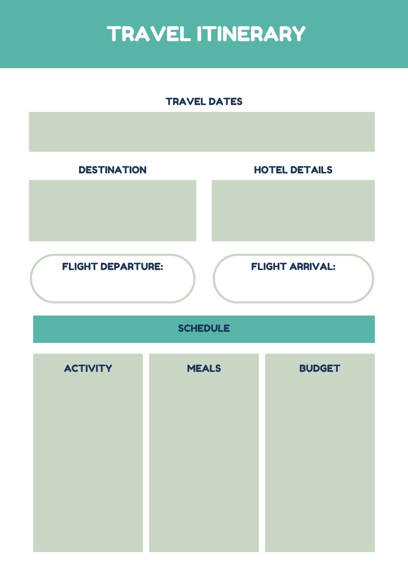 Travel Planner & Journal