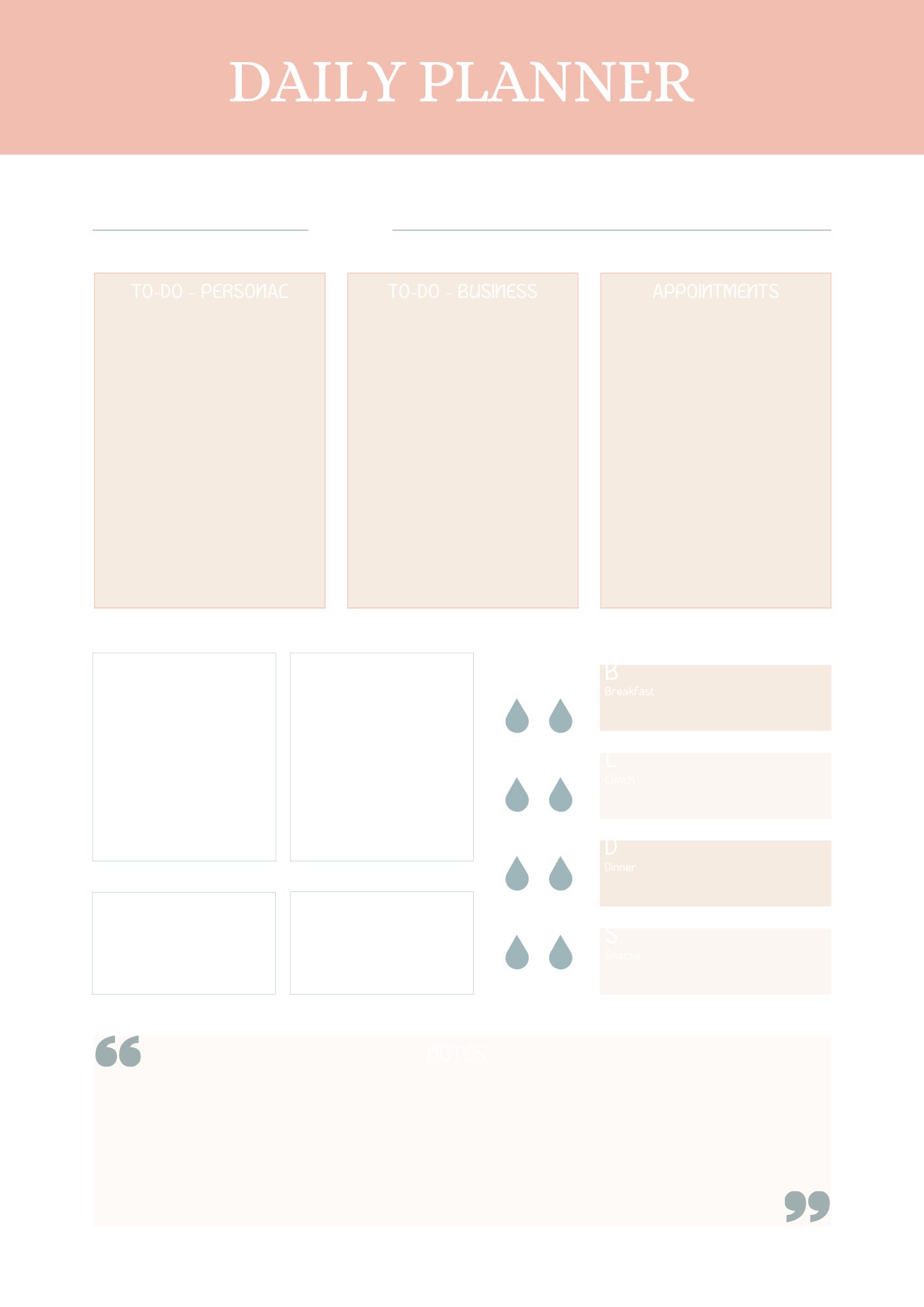 Productivity Planner
