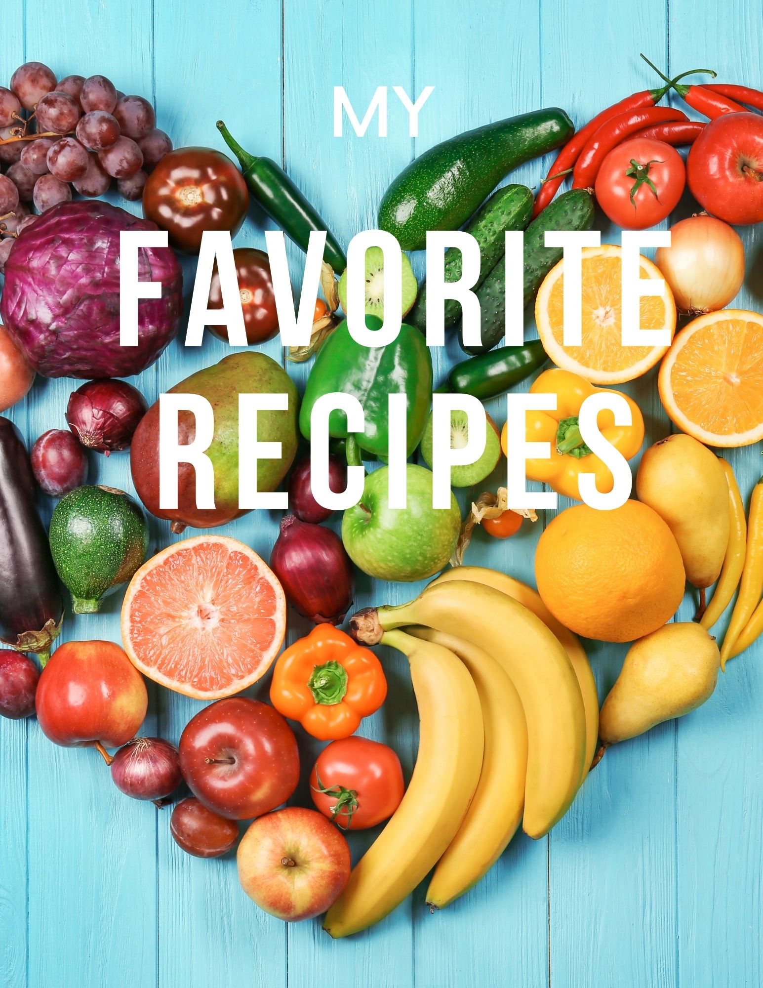 My Favorite Recipes Book (printable)