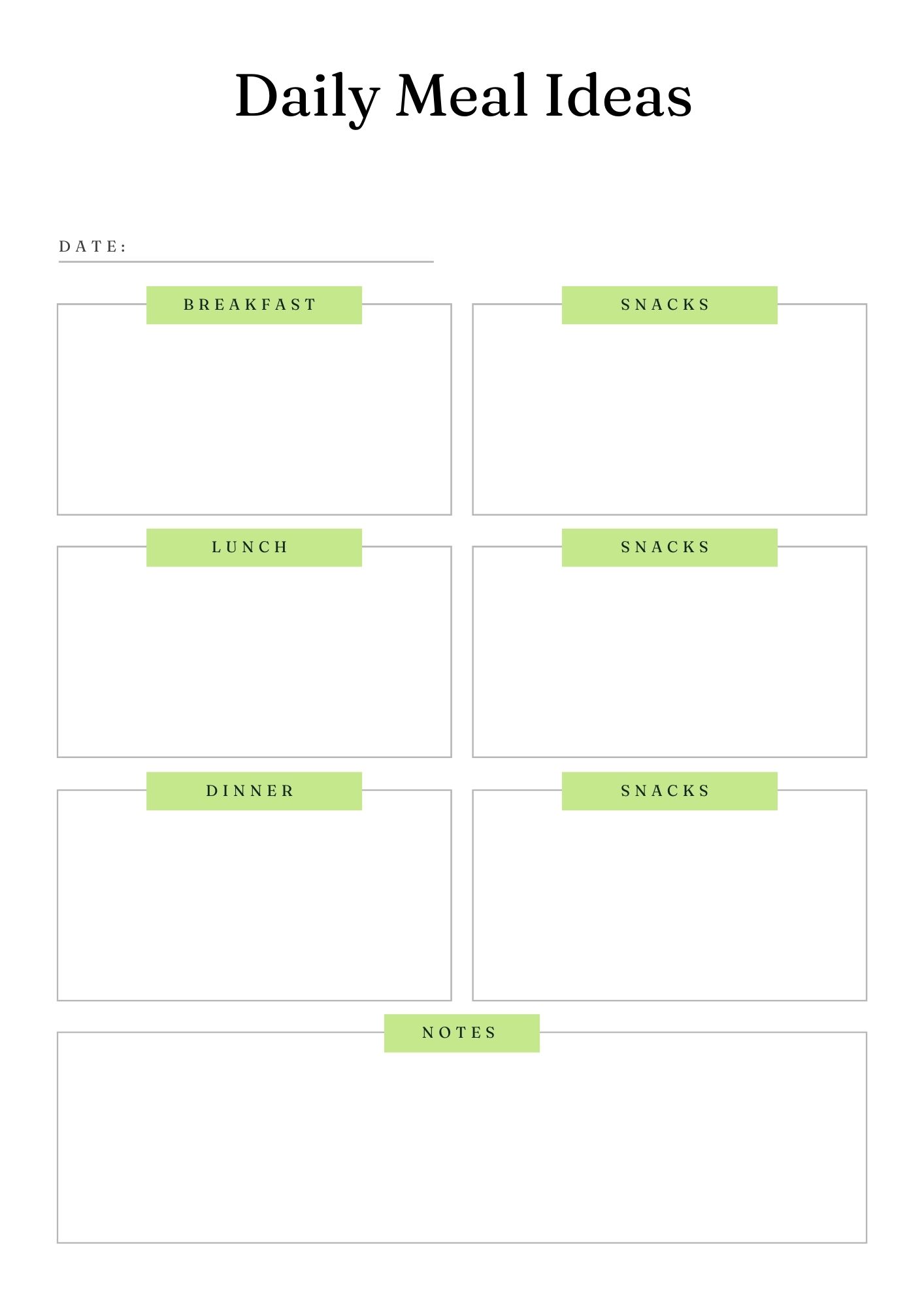 Healthy Living Planner