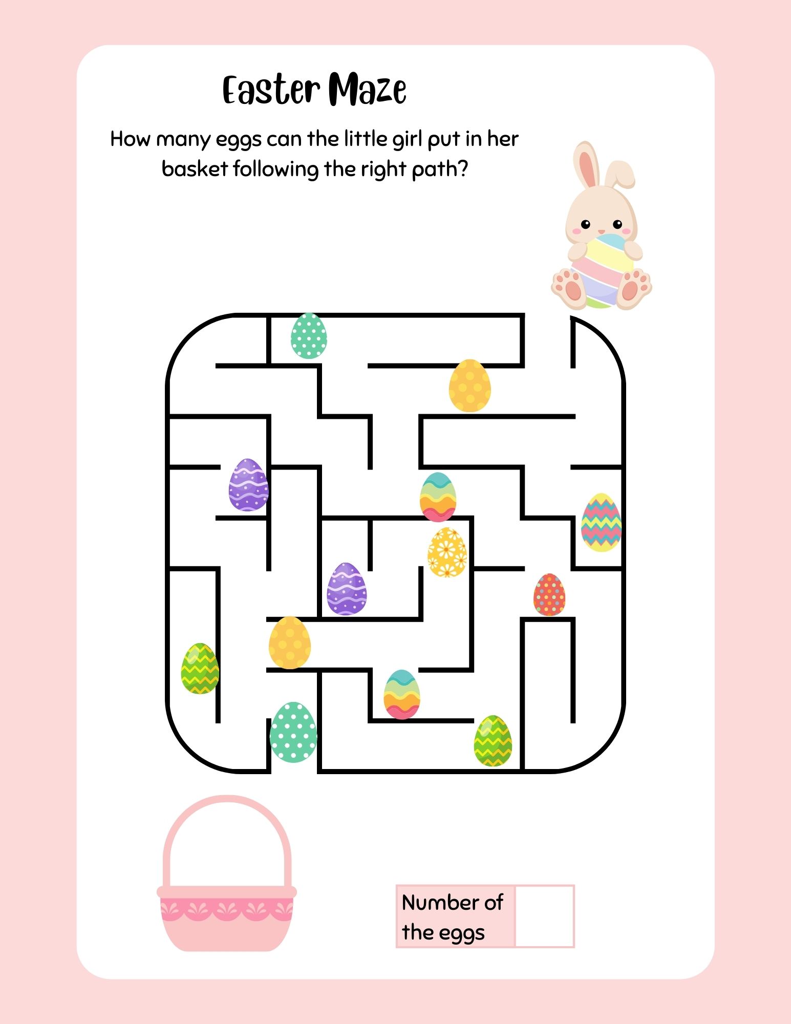 Easter Activity Book for Kids